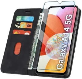 etui-z-klapka-do-samsung-a14-5g-zamykane-magnetyczne-kabura-szklo