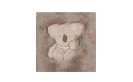 kocyk-dzieciecy-95x95-mis-koala-bezowy-ciemny-z-kapturkiem-do-fotelika