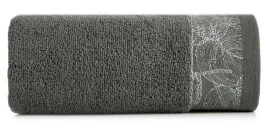 recznik-50x90-stalowy-liscie-frotte-400g-m2