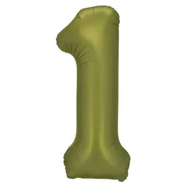 balon-foliowy-cyfra-1-oliwkowy-partydeco-34-dgt