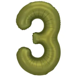 balon-foliowy-cyfra-3-oliwkowy-partydeco-34-dgt