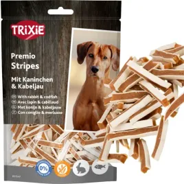 przysmak-dla-psa-krolik-z-dorszem-fish-rabbit-stripes-trixie-premio-100g