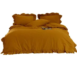 posciel-220x200-musztardowa-z-falbanka-jednobarwna-stonewashed-mustard