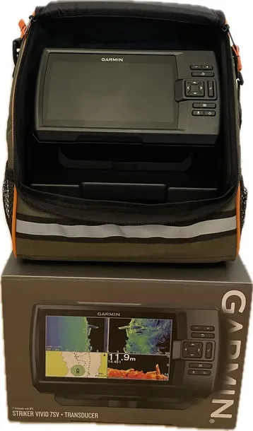 TORBA NA ECHOSONDĘ FISHFINDER 7" WZMACNIANA ZIELONA !!!