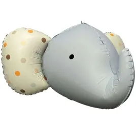 balon-foliowy-slon-3d-matowy-szary-godan-24-shp