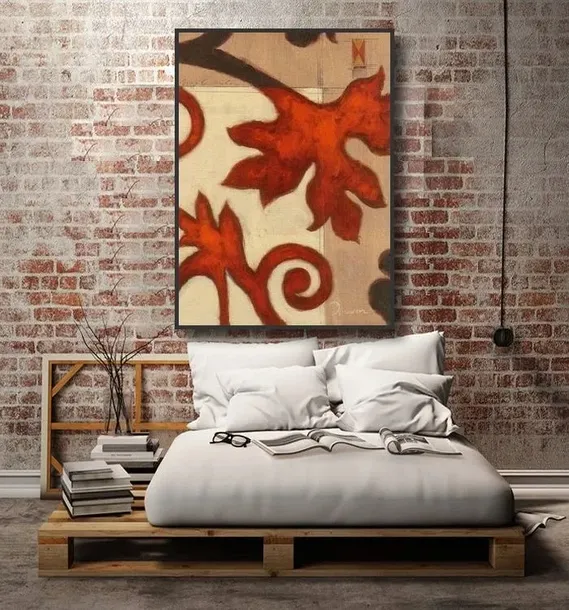ornament-leafs-joadoor-plakat-obraz-70x100cm-tematyka-rosliny