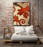 ornament-leafs-joadoor-plakat-obraz-70x100cm-tematyka-rosliny