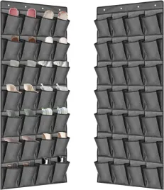 organizer-na-buty-wiszacy-28-kieszeni-170x55-cm-szafa-drzwi-akcesoria-szary
