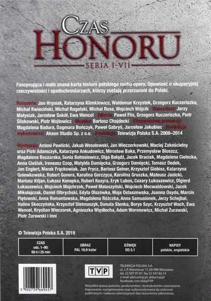 czas-honoru-box-28-dvd-stan-opakowania-oryginalne