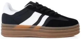 8603-czarne-trampki-sneakersy-na-platformie-sportowe-40