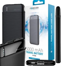 powerbank-forever-tb-100s-5000-mah-usb-i-usb-c-or-czarny