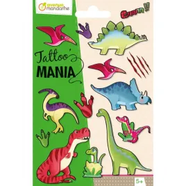 tatuaze-zmywalne-tattoo-mania-dinozary-z-dinozaurami-naklejki-do-tatuazu