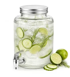sloj-szklany-z-kranikiem-4l-ryflowany-dispenser-do-napojow-lemoniady