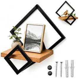 polka-wiszaca-nowoczesny-kwietnik-scienny-z-blatem-dab-craft-zloty-loft