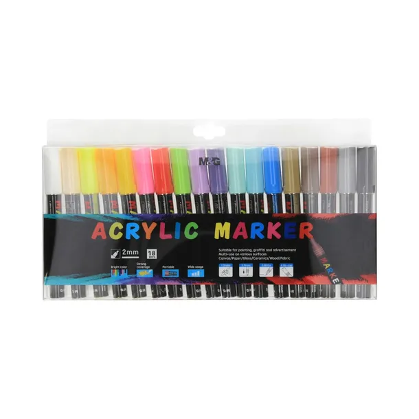 marker-akrylowe-18-kolorow-mandg-przeznaczenie-karton-papier-plastik-porcelana-skora-szklo-tkanina