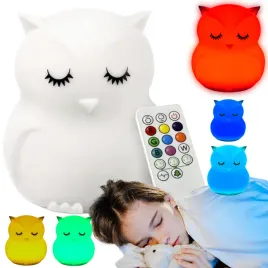 lampka-nocna-sowa-dla-dzieci-kolorowa-silikonowa-miekka-usb-c-rgb-pilot