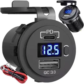 gniazdo-ladowania-rozdzielacz-zapalniczki-12v-samochodowy-panel-usb-c-225w