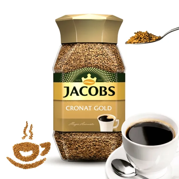 Kawa Rozpuszczalna aromatyczna 100g Jacobs Cronat Gold