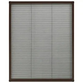 vidaxl-plisowana-moskitiera-okienna-aluminium-brazowa-60x80-cm
