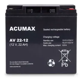 akumulator-bateria-agm-vrla-acumax-av-12v-22ah-av22-12-av22-22-12-alarm-ups