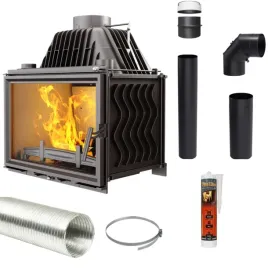 Zdjęcie produktu Wkład kominkowy żeliwny PW KAWMET W17 (16,1 kW) Eco+ AKCESORIA MONTAŻOWE