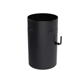 szyber-stalowy-stahl-system-fi-150-mm-czarny-do-kominka-regulacja-ciagu