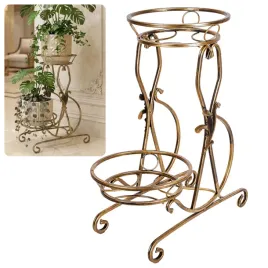 kwietnik-metalowy-elegancki-zloty-rustic-63-cm-stojacy-2-doniczki-hgdeco