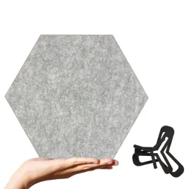 panel-scienny-hexagon-zaglowek-srebrny-szary-panele-filcowe