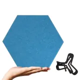 panel-scienny-hexagon-niebieski-panele-filcowe