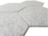 panel-scienny-hexagon-szaro-niebieski-panele-filcowe-dlugosc-26-cm