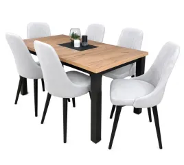 zestaw-stol-rozkladany-6-krzesel-tapicerowanych-kraft-czarny-rozne-kolory