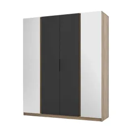 szafa-livia-2l-2f-dab-evoke-czarna-lustro-duzy-wybor-mro-mil-meble
