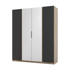 szafa-livia-2f-2l-dab-evoke-czarna-lustro-duzy-wybor-mro-mil-meble