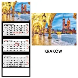 kalendarz-trojdzielny-2026-duzy-scienny-krajobraz-miasta-polska-krakow-city