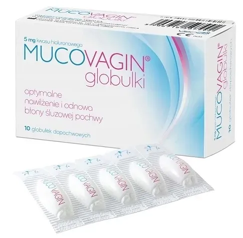 MUCOVAGIN globulki dopochwowe 10 szt.