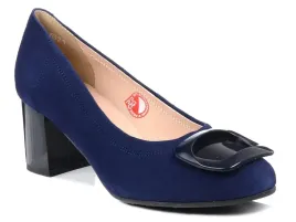czolenka-damskie-bioeco-6821-skorzane-zamszowe-na-obcasie-granatowe