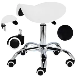 taboret-kosmetyczny-fryzjerski-krzeslo-spa-hoker-siodlo-mobilny-bialy