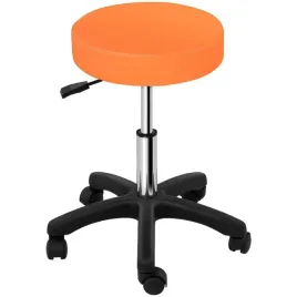taboret-kosmetyczny-fryzjerski-krzeslo-spa-hoker-mobilny-pomaranczowe