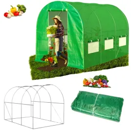 tunel-foliowy-szklarnia-ogrodowy-zielony-wzmocniony-6-m-2x3m-folia-stelaz