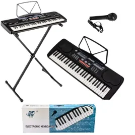 keyboard-prezent-ze-statywem-dzieci-organy-pianino-klawisze-mikrofon-gratis