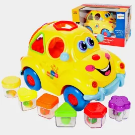 samochod-autko-auto-sorter-wesolek-12m-z-klockami