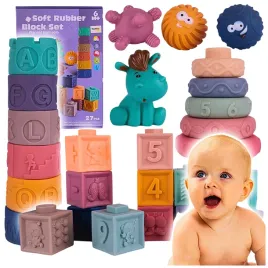 sensoryczne-miekkie-klocki-kreatywne-prezent-dla-malucha-6m-27szt-zestaw