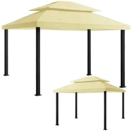 dach-pawilon-poszycie-wodoodporny-m5-4x3m-z-kominem-do-cyrkulacji-bezowy