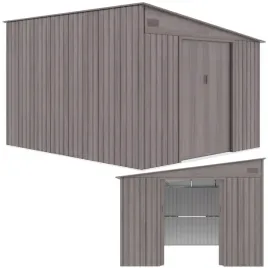 duzy-domek-narzedziowy-ogrodowy-jednospadowy-dach-szary-279x321cm-stalowy