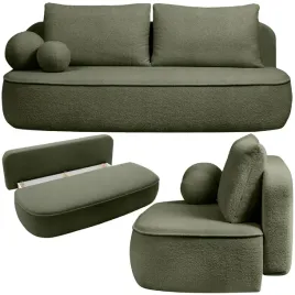 sofa-zaokraglony-ksztalt-z-funkcja-spania-pojemnikiem-ciemnozielona-212x100