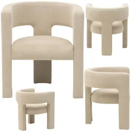 fotel-tapicerowany-wypoczynkowy-ozdobny-tkanina-easy-clean-3-nozki-bezowy