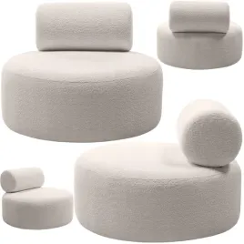 fotel-obrotowy-wypoczynkowy-zaokraglone-ksztalty-boucle-jasnobezowy