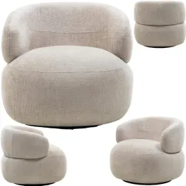 fotel-obrotowy-zaokraglone-ksztalty-tkanina-nowoczesny-design-jasnobezowy