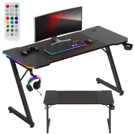 biurko-komputerowe-gamingowe-ledy-rgb-pilot-podkladka-xxl-karbon-czarne