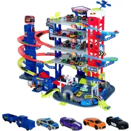 garaz-parking-samochodowy-duzy-super-centrym-poscigu-4-kolorowe-autka